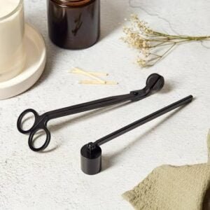 Candle Wick Trimmer Set (Black) Snuffer and trimmer